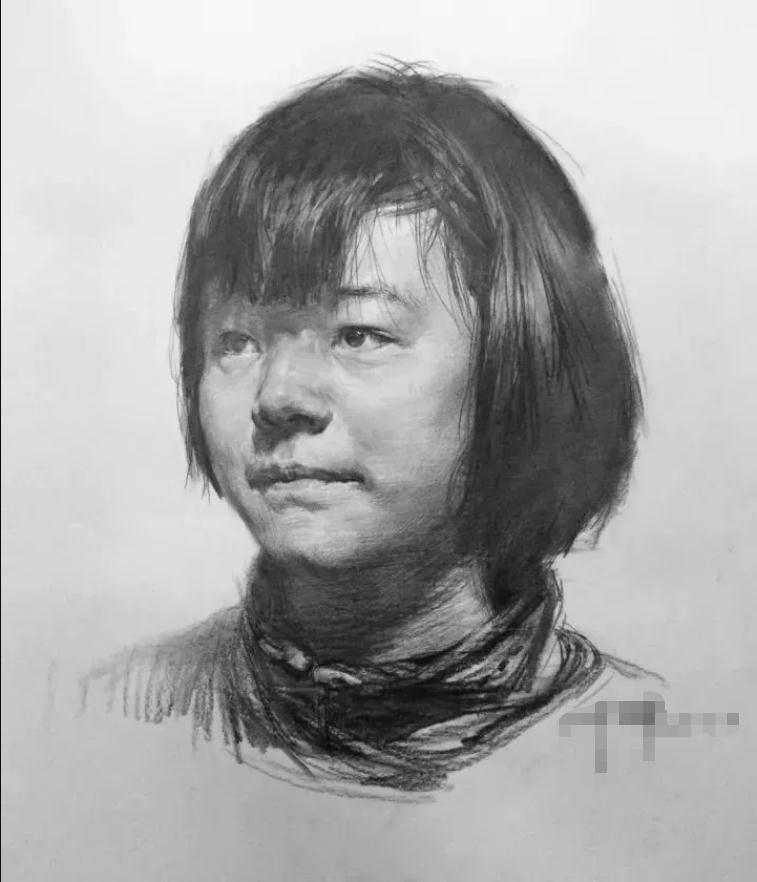  廣州畫室排名前三畫室教你如何讓你的素描頭發看起來不死板粗糙有質感,51