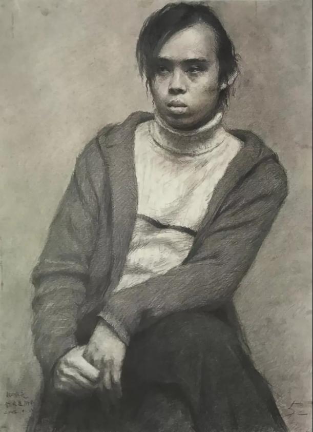 廣州前十畫室給你解密央美附中素描教學(xué)—人物半身像,28