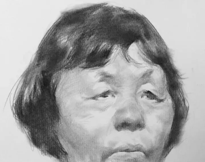  廣州畫室排名前三畫室教你如何讓你的素描頭發看起來不死板粗糙有質感,36
