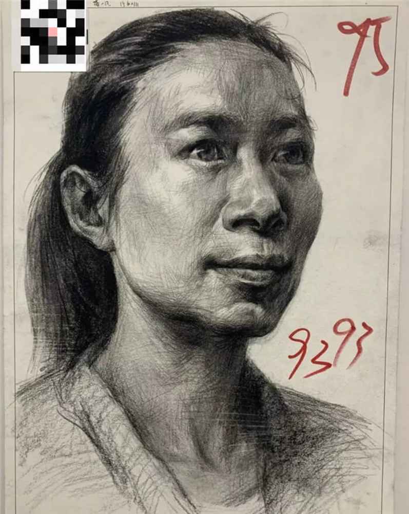 21屆廣西藝成二模高分卷發(fā)布，廣州美術高考班覺得與一模進步好大,15