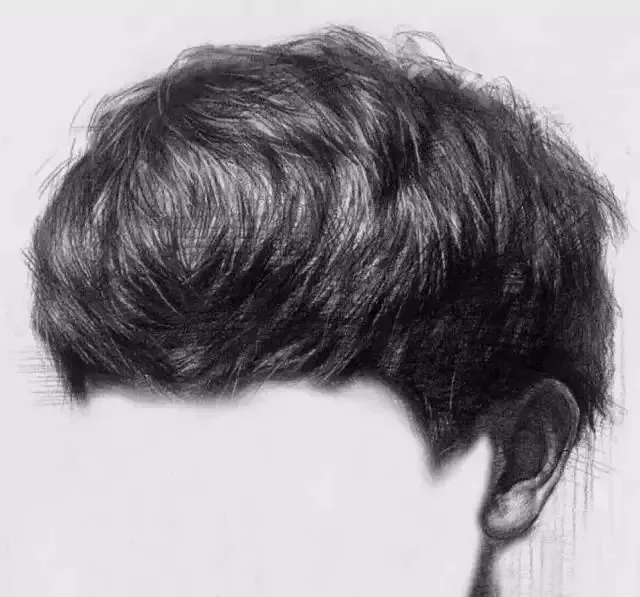  廣州畫室排名前三畫室教你如何讓你的素描頭發看起來不死板粗糙有質感,18