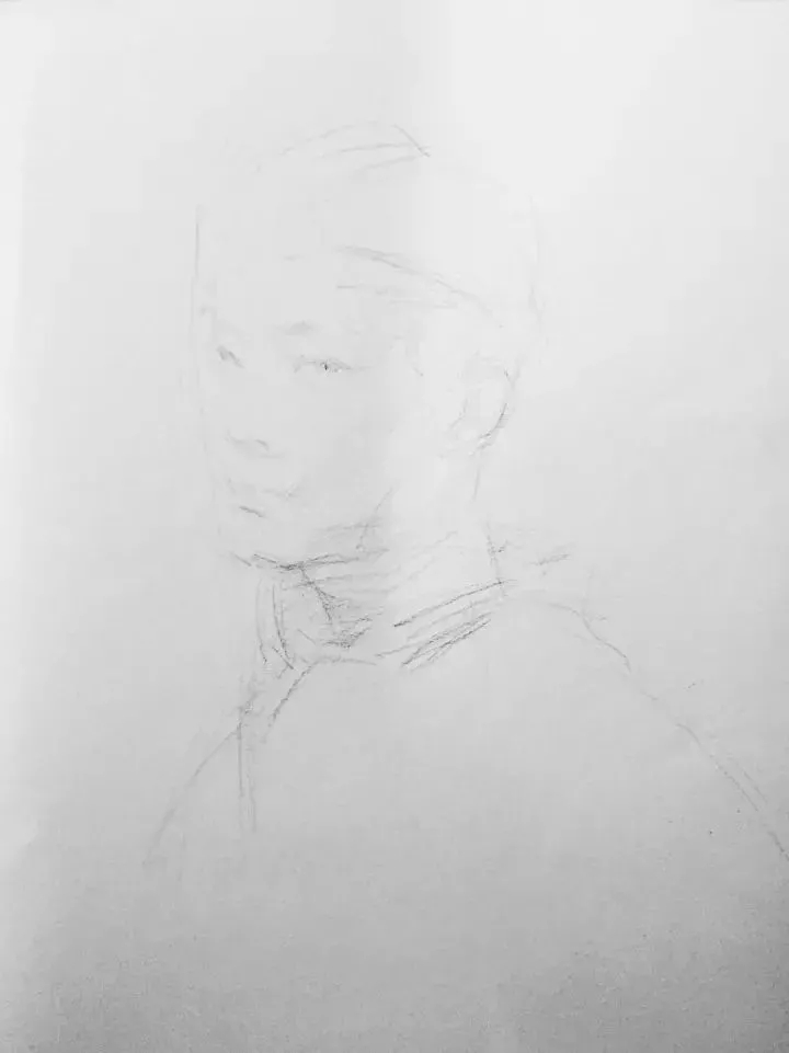  廣州畫室排名前三畫室教你如何讓你的素描頭發看起來不死板粗糙有質感,66