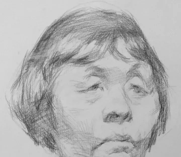 廣州畫室排名前三畫室教你如何讓你的素描頭發看起來不死板粗糙有質感,35
