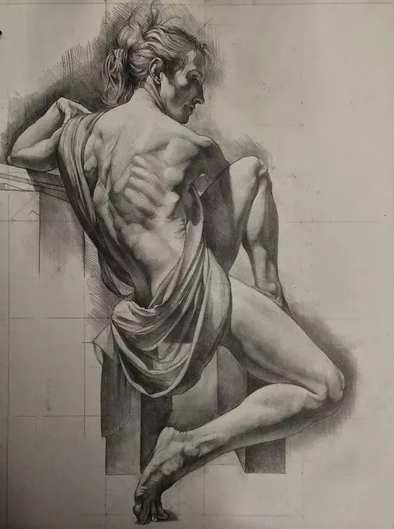 廣州美術高考班給咱安利一些列賓素描頭像結構，讓你受用一生,03