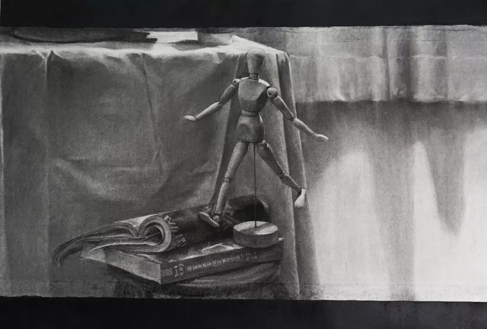 廣州畫室排名前三畫室整理：18年西安美術學院素描留校作品,07