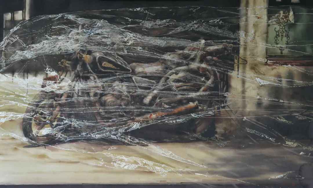 作為美術(shù)生，錯(cuò)過什么都不能錯(cuò)過九大美院各系教授的作品！圍墻畫室附圖64