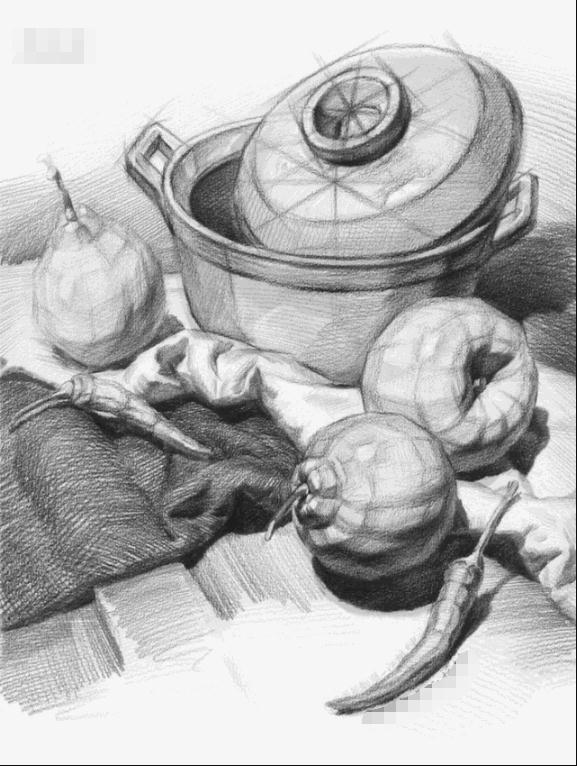 【廣州藝考畫室入門結構素描】畫素描靜物之前的必學課程,07