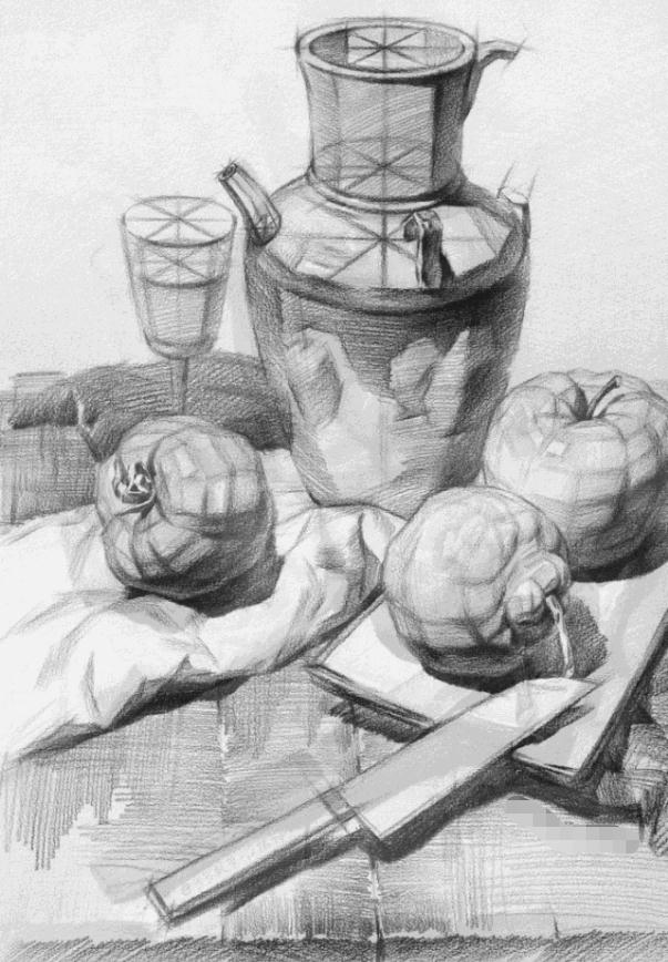 【廣州藝考畫室入門結構素描】畫素描靜物之前的必學課程,14