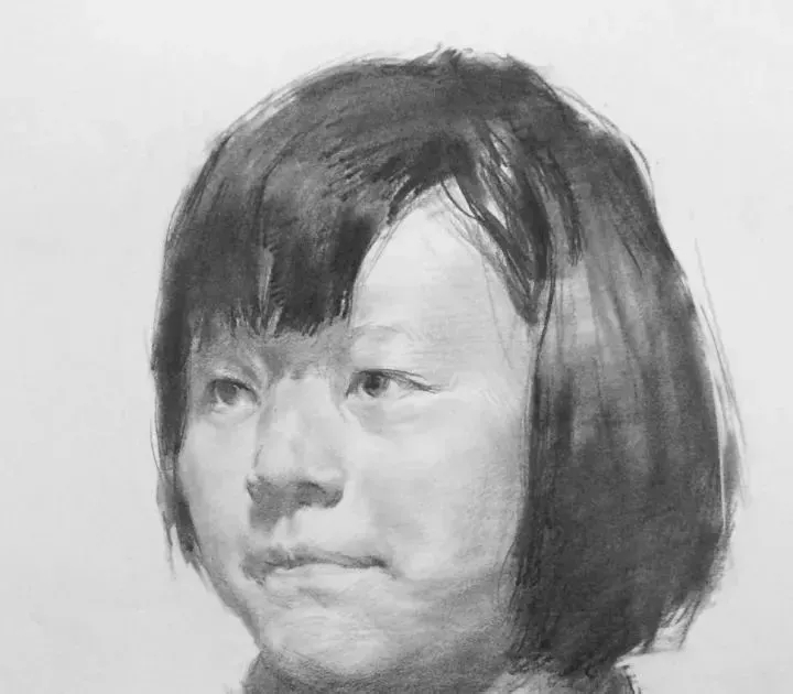  廣州畫室排名前三畫室教你如何讓你的素描頭發看起來不死板粗糙有質感,50