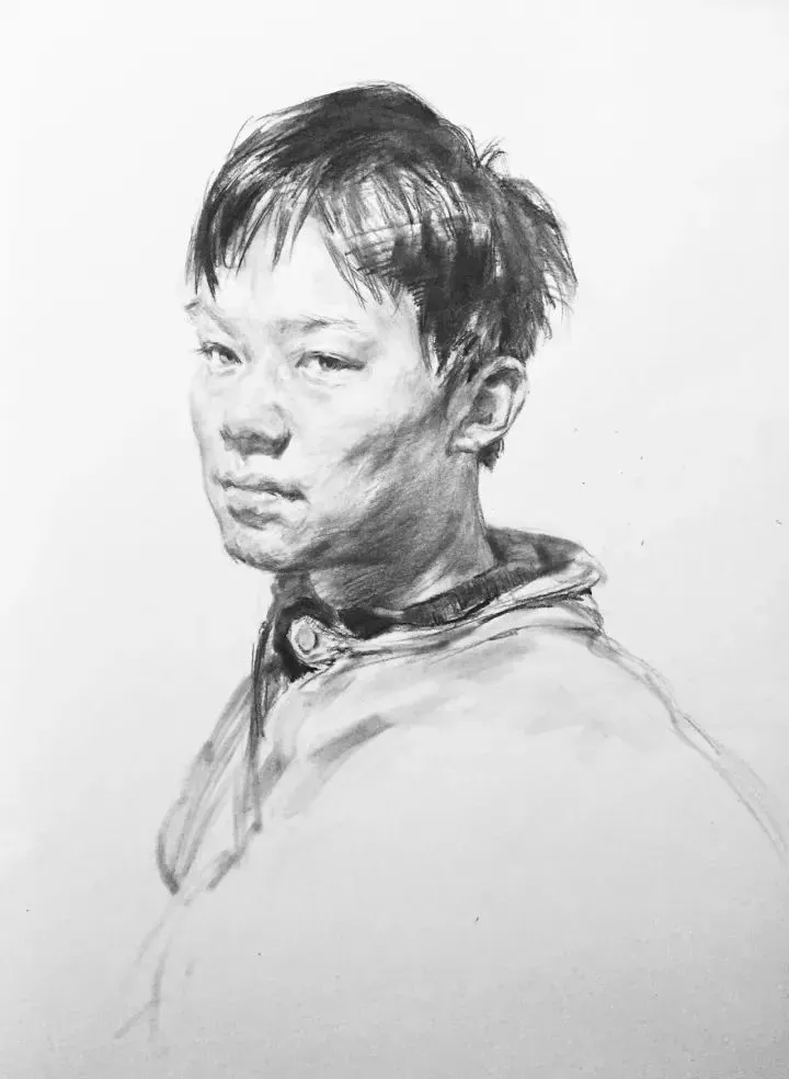 廣州畫室排名前三畫室教你如何讓你的素描頭發看起來不死板粗糙有質感,69