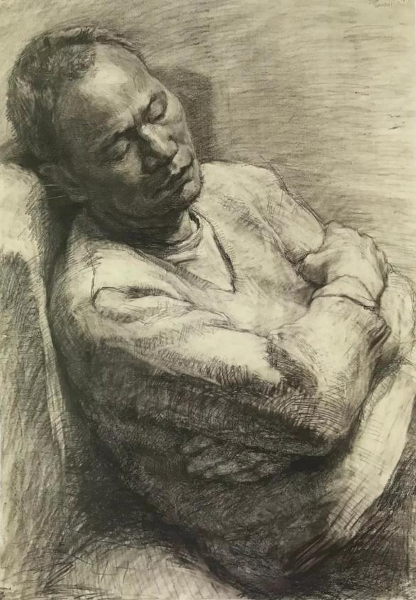 廣州前十畫室給你解密央美附中素描教學(xué)—人物半身像,29