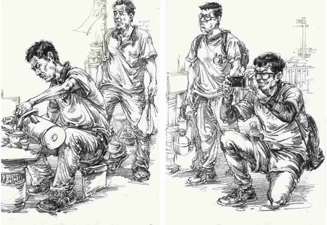  看完廣州美術(shù)高考班整理的這篇，就不會(huì)再說(shuō)你不會(huì)畫(huà)速寫(xiě)衣褶了,02