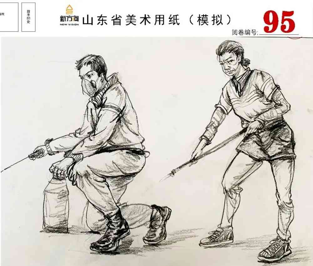 21屆山東美術二模高分卷，廣州美術高考畫室覺得是神仙打架,67
