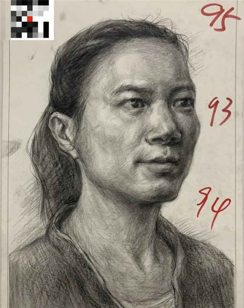 21屆廣西藝成二模高分卷發(fā)布，廣州美術高考班覺得與一模進步好大,05