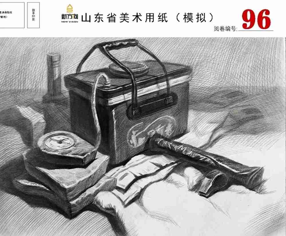 21屆山東美術二模高分卷，廣州美術高考畫室覺得是神仙打架,42