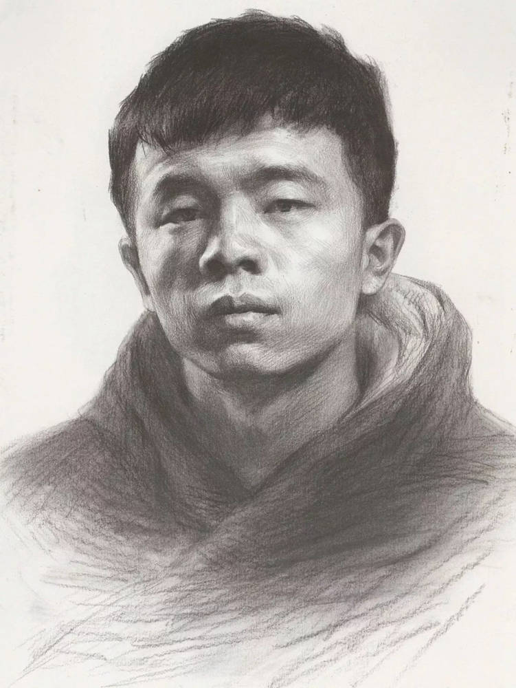 廣州畫室排名前三畫室告訴你抓住這兩點，正面素描頭像輕松刻畫,01