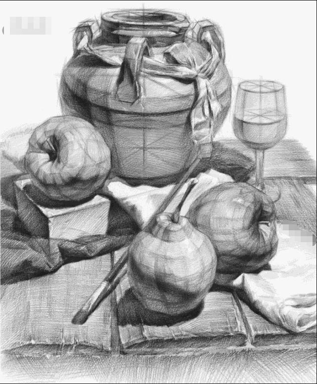 【廣州藝考畫室入門結構素描】畫素描靜物之前的必學課程,08