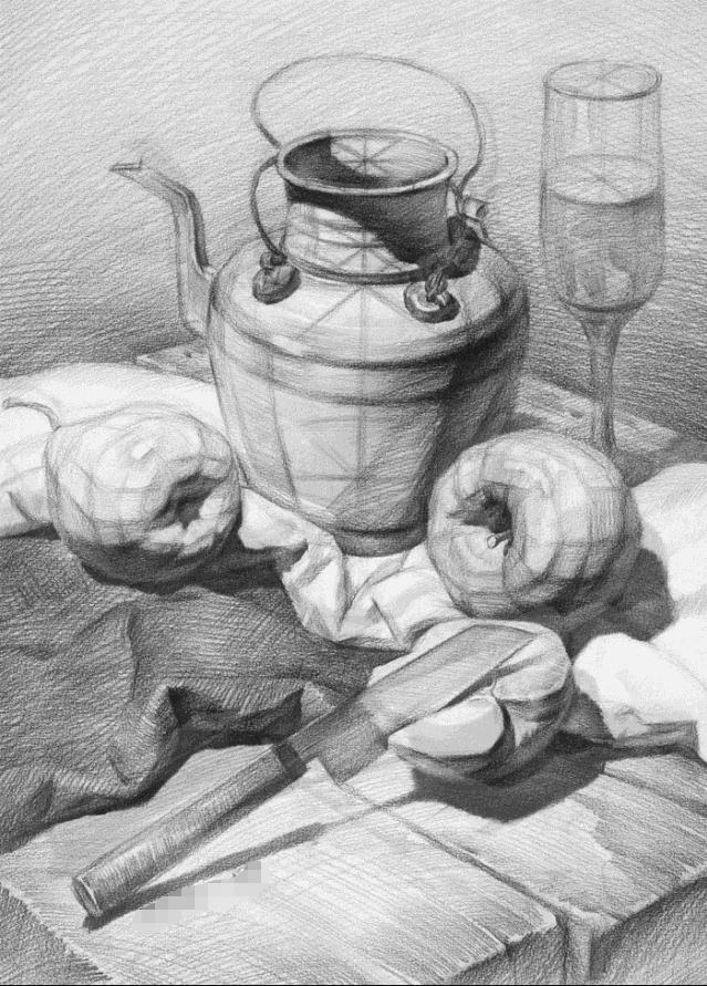 【廣州藝考畫室入門結構素描】畫素描靜物之前的必學課程,17