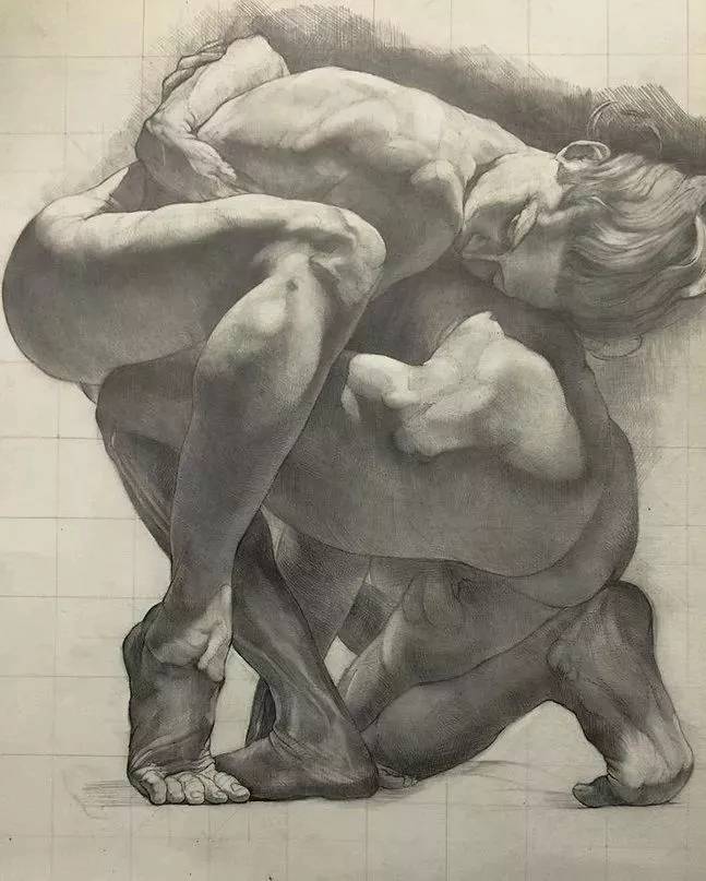 廣州美術高考班給咱安利一些列賓素描頭像結構，讓你受用一生,04