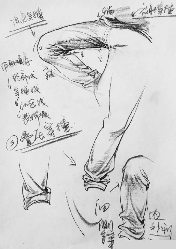 看完廣州美術(shù)高考班整理的這篇，就不會(huì)再說(shuō)你不會(huì)畫(huà)速寫(xiě)衣褶了,15