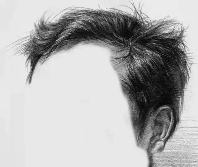  廣州畫室排名前三畫室教你如何讓你的素描頭發看起來不死板粗糙有質感,32
