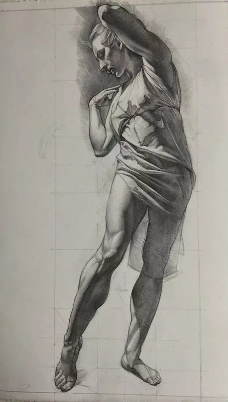 廣州美術高考班給咱安利一些列賓素描頭像結構，讓你受用一生,09