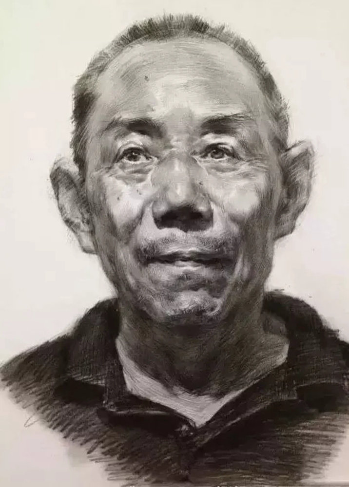 廣州畫室排名前三畫室告訴你抓住這兩點，正面素描頭像輕松刻畫,04