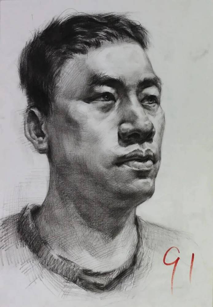 廣州十大畫室將各省一模素描卷放一起大pk，你找找都有哪些共同特征,15