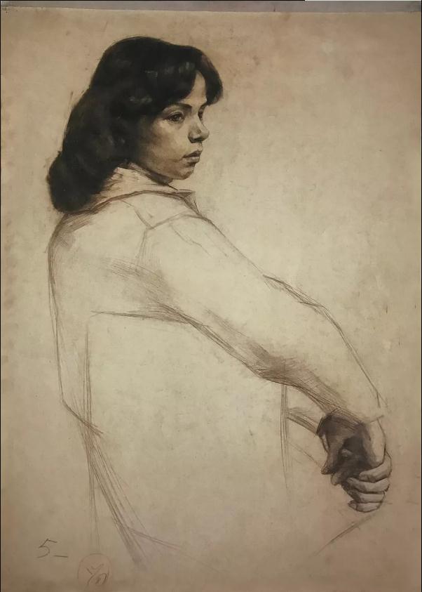廣州前十畫室給你解密央美附中素描教學(xué)—人物半身像,21