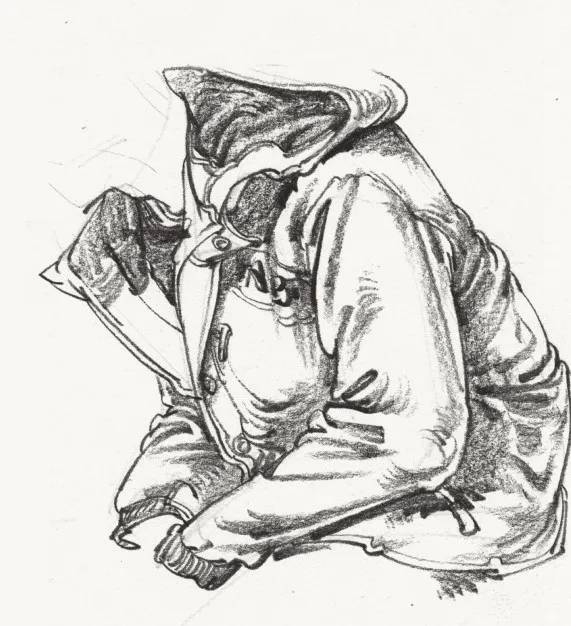  看完廣州美術(shù)高考班整理的這篇，就不會(huì)再說(shuō)你不會(huì)畫(huà)速寫(xiě)衣褶了,06