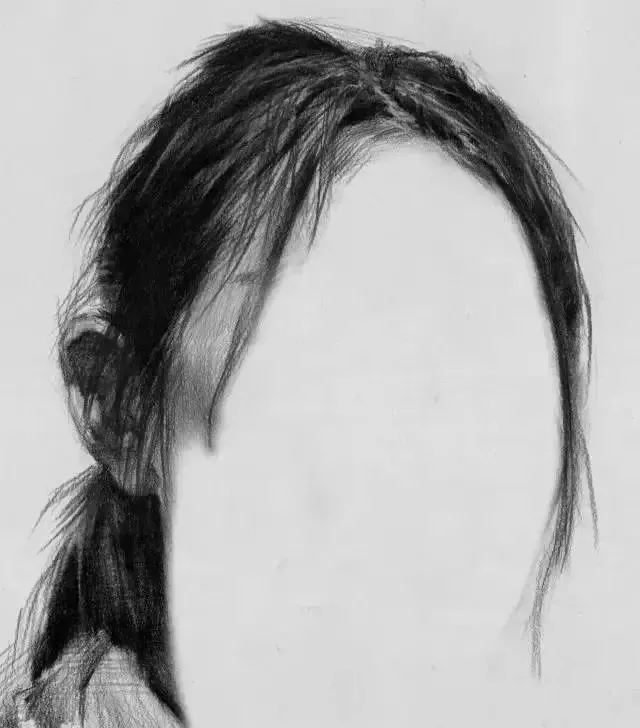  廣州畫室排名前三畫室教你如何讓你的素描頭發看起來不死板粗糙有質感,13